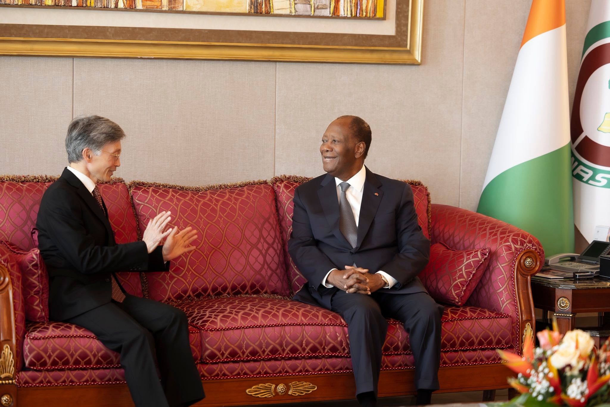 COOPÉRATION CÔTE D’IVOIRE–FMI : LE PRÉSIDENT OUATTARA REÇOIT KENJI OKAMURA