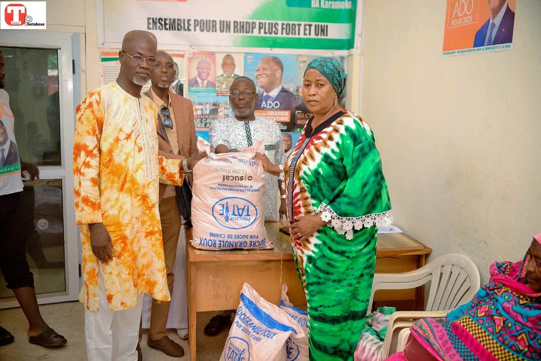 RAMADAN 2026 : BA KARAMOKO SOUTIENT SES MILITANTS DE BOUAKÉ-SOKOURA