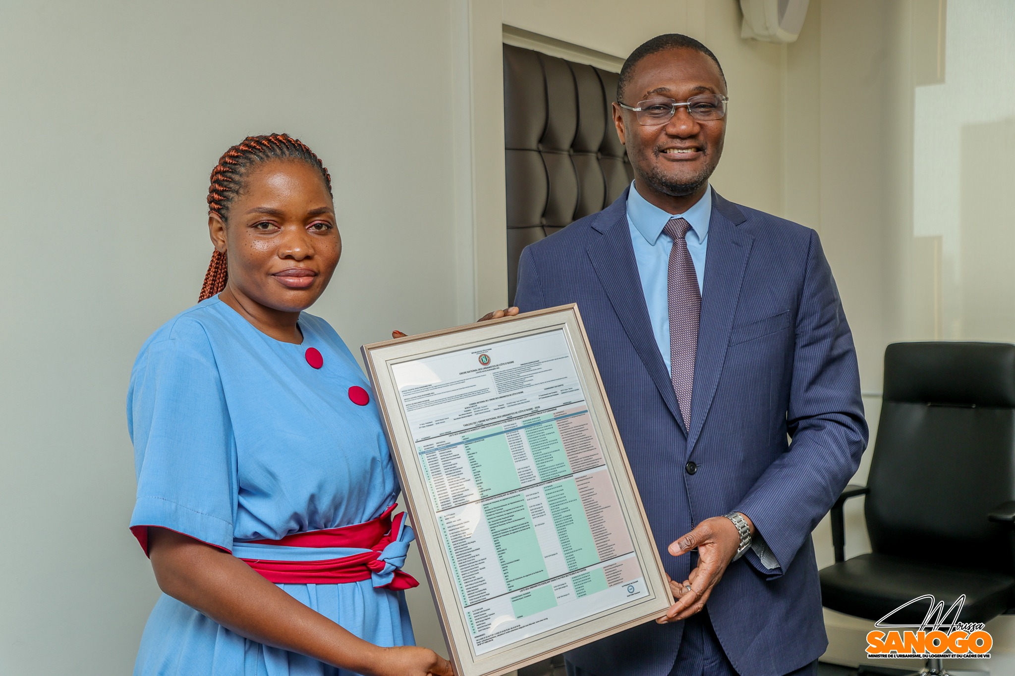 URBANISME : MOUSSA SANOGO ET LE CNOUCI ENGAGÉS POUR LES VILLES DE DEMAIN