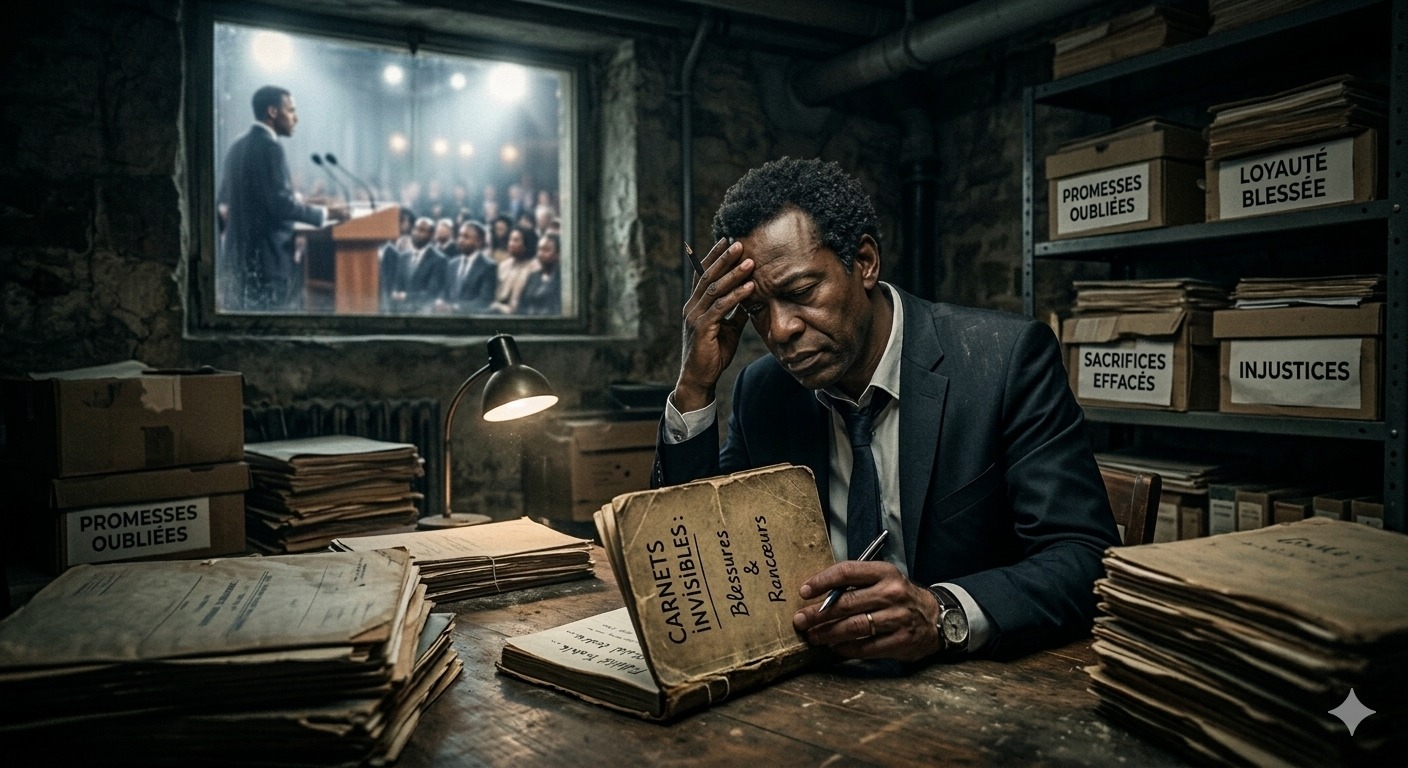 DANS LA PIÈCE OBSCURE DE LA POLITIQUE...