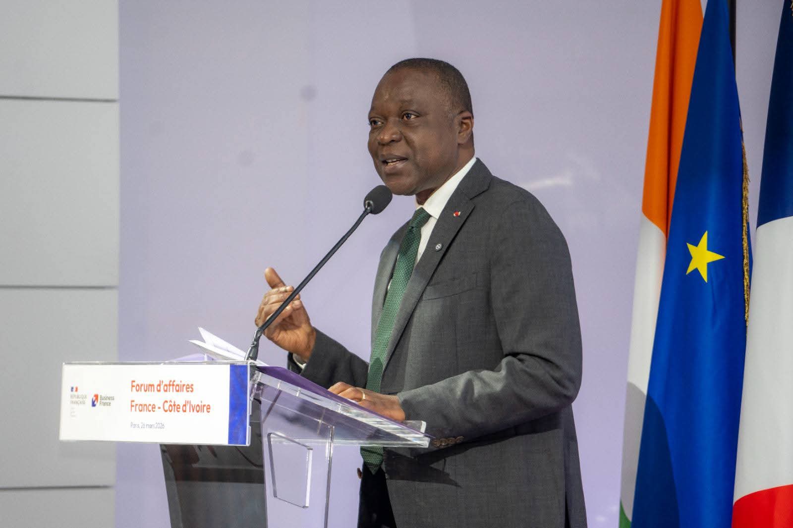 TRANSPORT ET INTÉGRATION : AMADOU KONÉ PRÉSENTE LA STRATÉGIE IVOIRIENNE AU FORUM BUSINESS FRANCE
