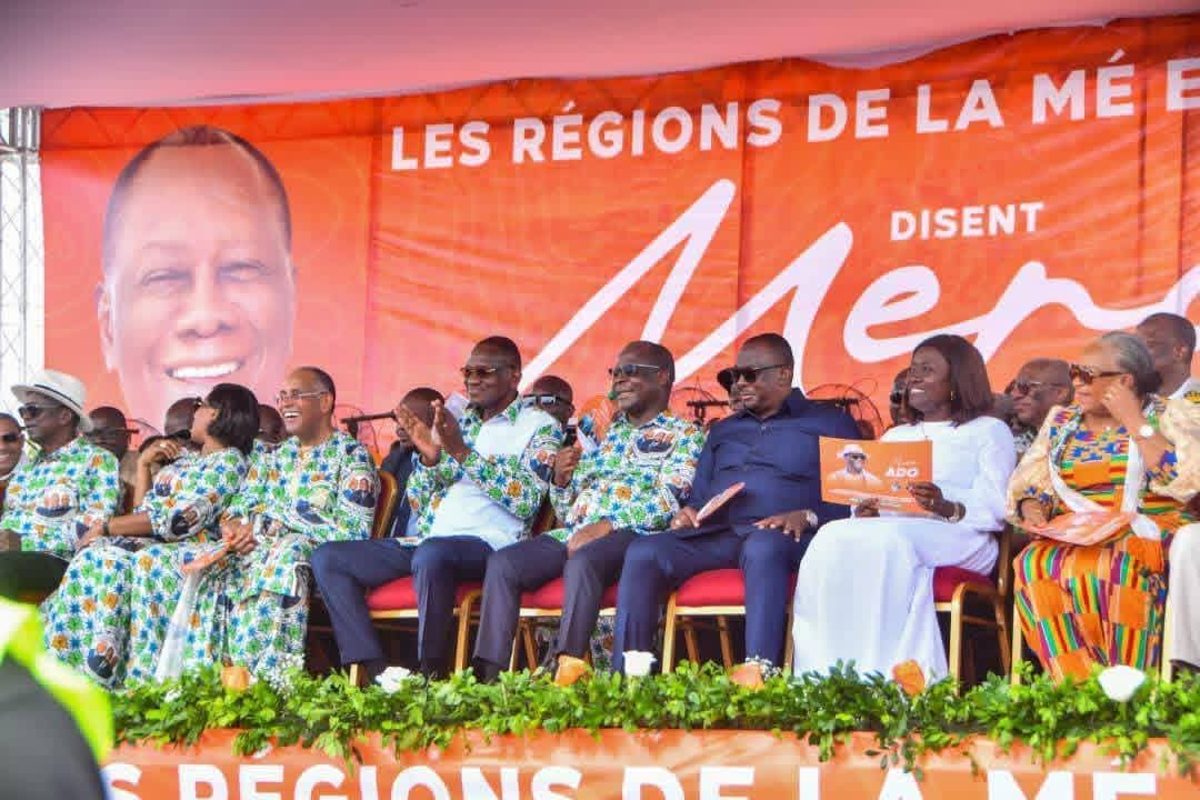 RHDP AGNÉBY-TIASSA / LA MÉ : LES POPULATIONS RENDENT UN VIBRANT HOMMAGE AU PRÉSIDENT ALASSANE OUATTARA