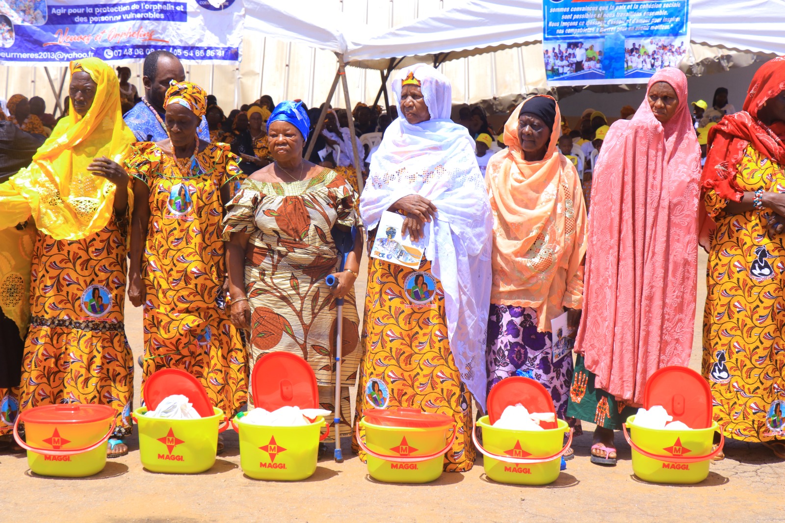DABOU : L’ONG « CŒUR DE MÈRES DE CÔTE D’IVOIRE » AU CHEVET DES ORPHELINS ET DES FEMMES VEVES À L’APPROCHE DE LA TABASKI