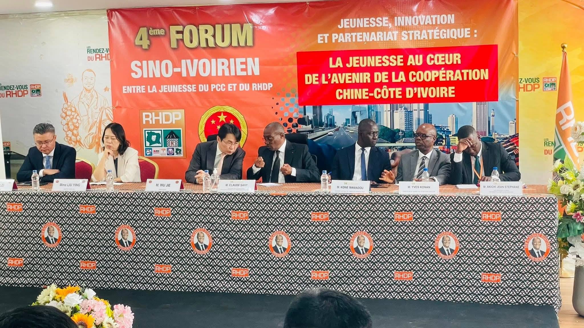 FORUM SINO-IVOIRIEN : LA JEUNESSE DU RHDP ET DU PCC AU CŒUR DU PARTENARIAT STRATÉGIQUE