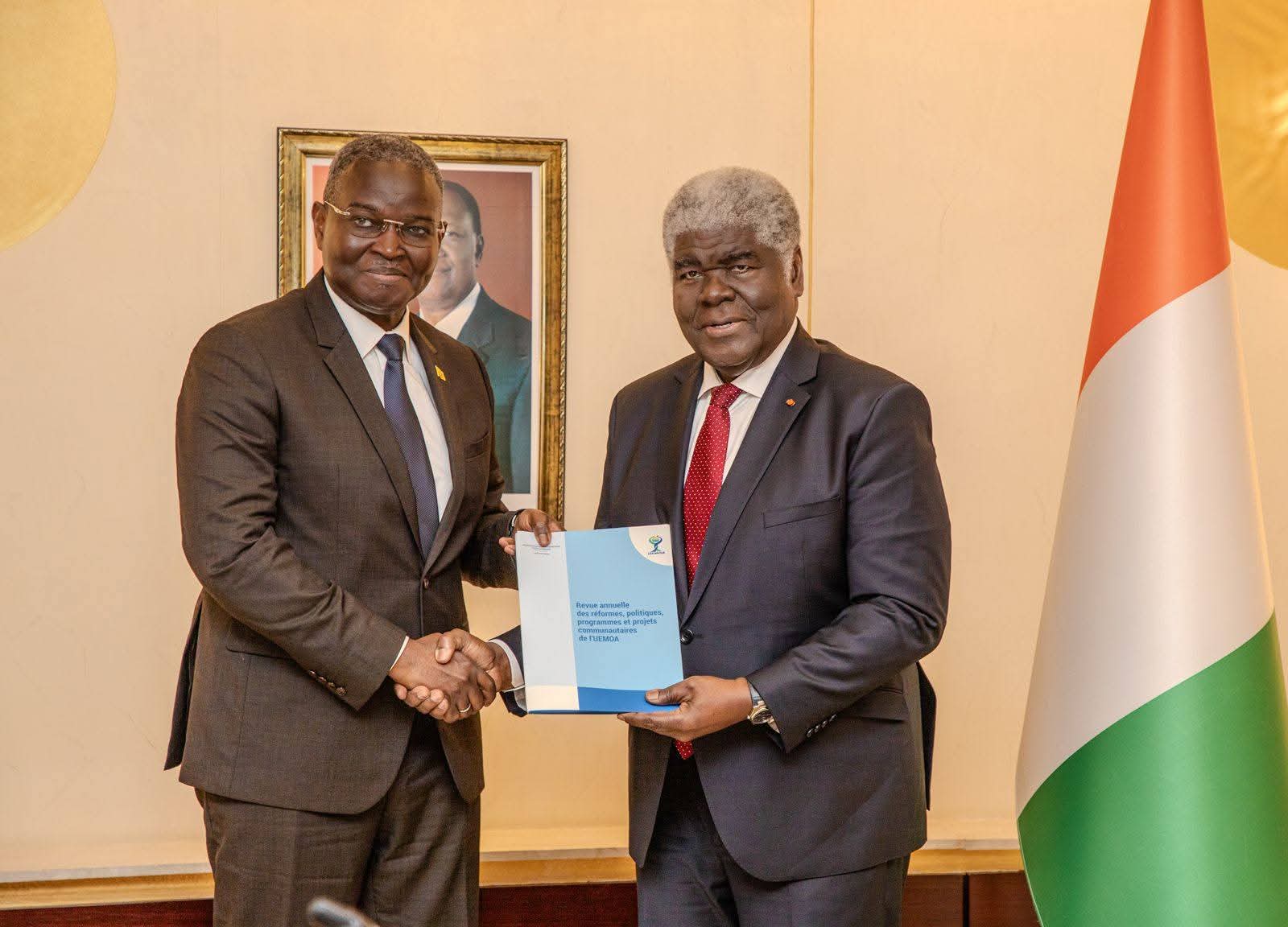 CÔTE D’IVOIRE - UEMOA : BEUGRÉ MAMBÉ ET ABDOULAYE DIOP SALUENT UNE PERFORMANCE DE 85 % DANS L’APPLICATION DES RÉFORMES COMMUNAUTAIRES
