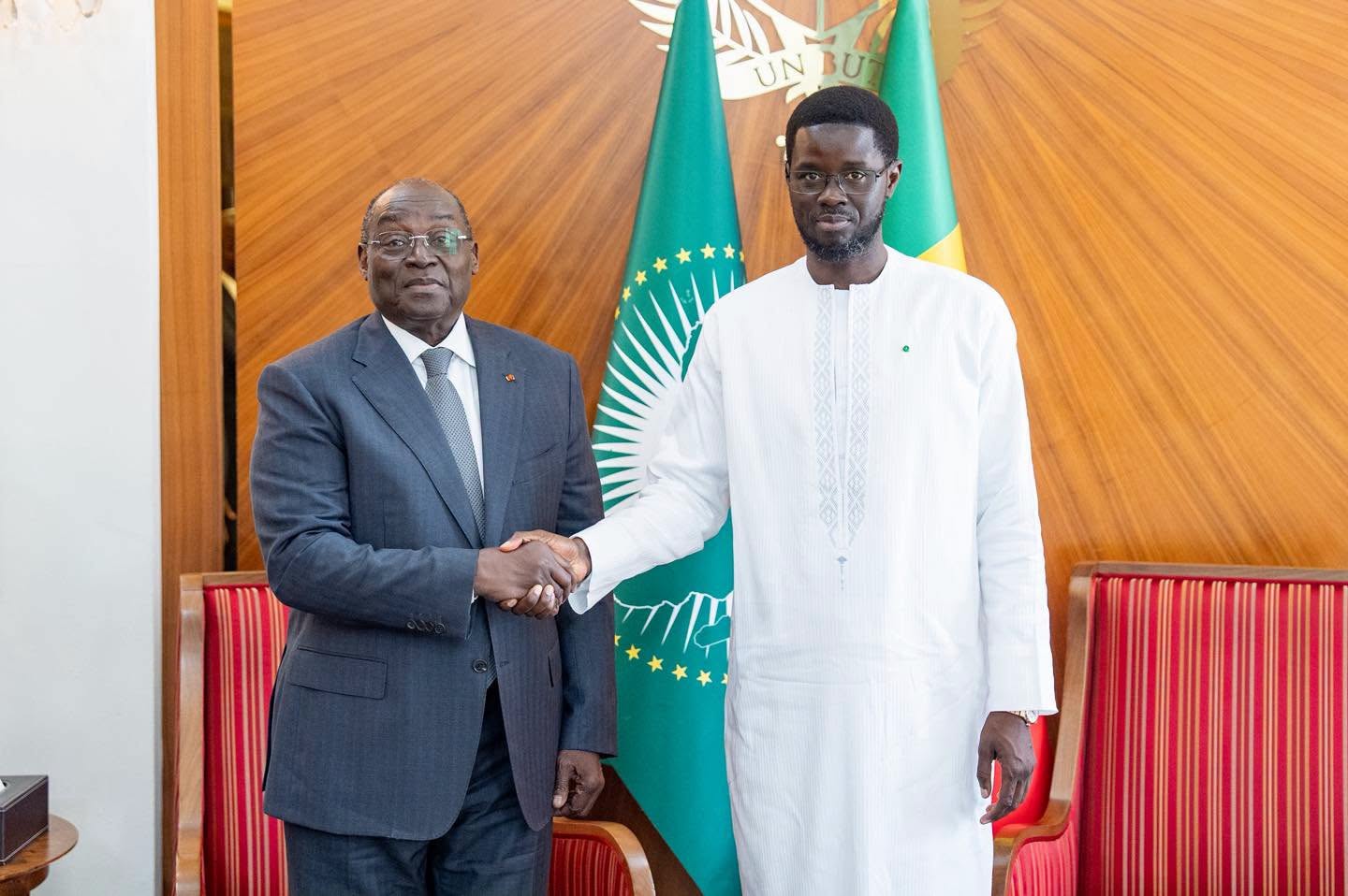 CEDEAO / COOPÉRATION SÉNÉGAL–CÔTE D’IVOIRE : ALASSANE OUATTARA RÉAFFIRME SON SOUTIEN À BASSIROU DIOMAYE FAYE PAR L’ENTREMISE DE TIÉMOKO MEYLIET KONÉ