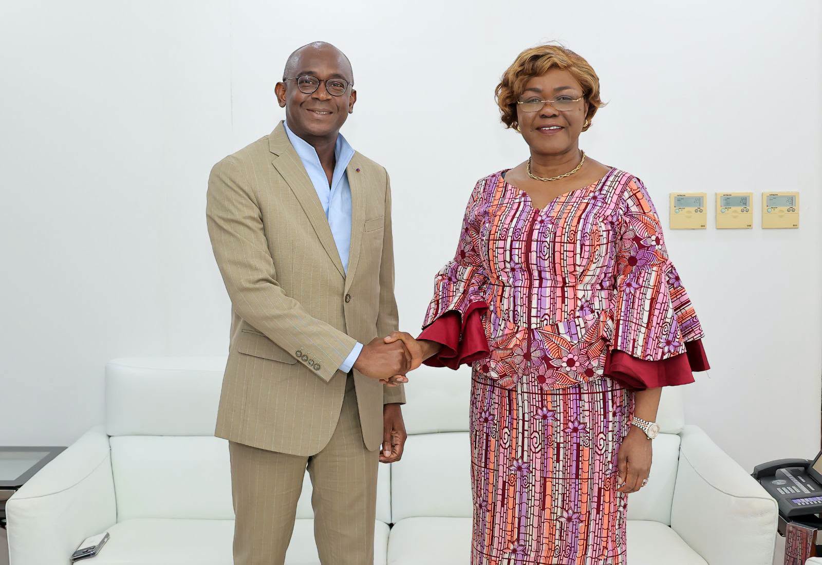 COOPÉRATION GOUVERNEMENTALE : NIALÉ KABA ET DJIBRIL OUATTARA ÉCHANGENT SUR LES ENJEUX STRATÉGIQUES DU NUMÉRIQUE