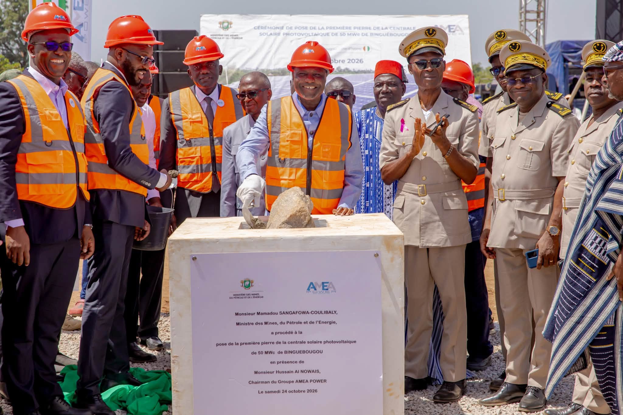 CENTRALE SOLAIRE DE TONGON : SANGAFOWA-COULIBALY ANNONCE UNE PRIORITÉ D’EMBAUCHE POUR LES JEUNES DE M’BENGUÉ
